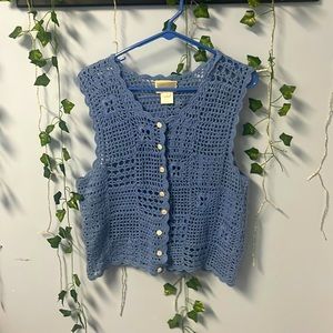Baby Blue Sweater Vest